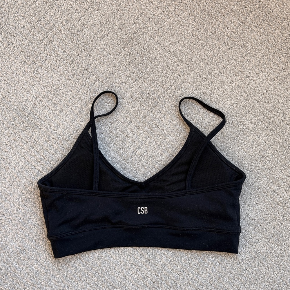 CSB Women's Black Leggings and Sports Bra Set - Picture 2 of 5